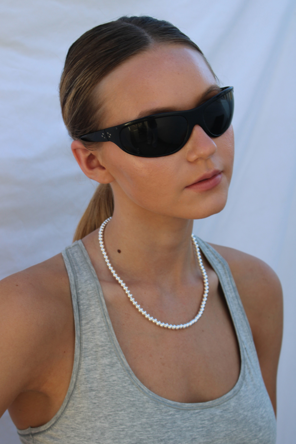 Marina Necklace, pearl strand necklace by Zoila - view 5