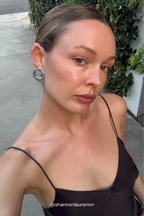Halo Earrings, bold silver hoop statement earrings by Zoila - view 8