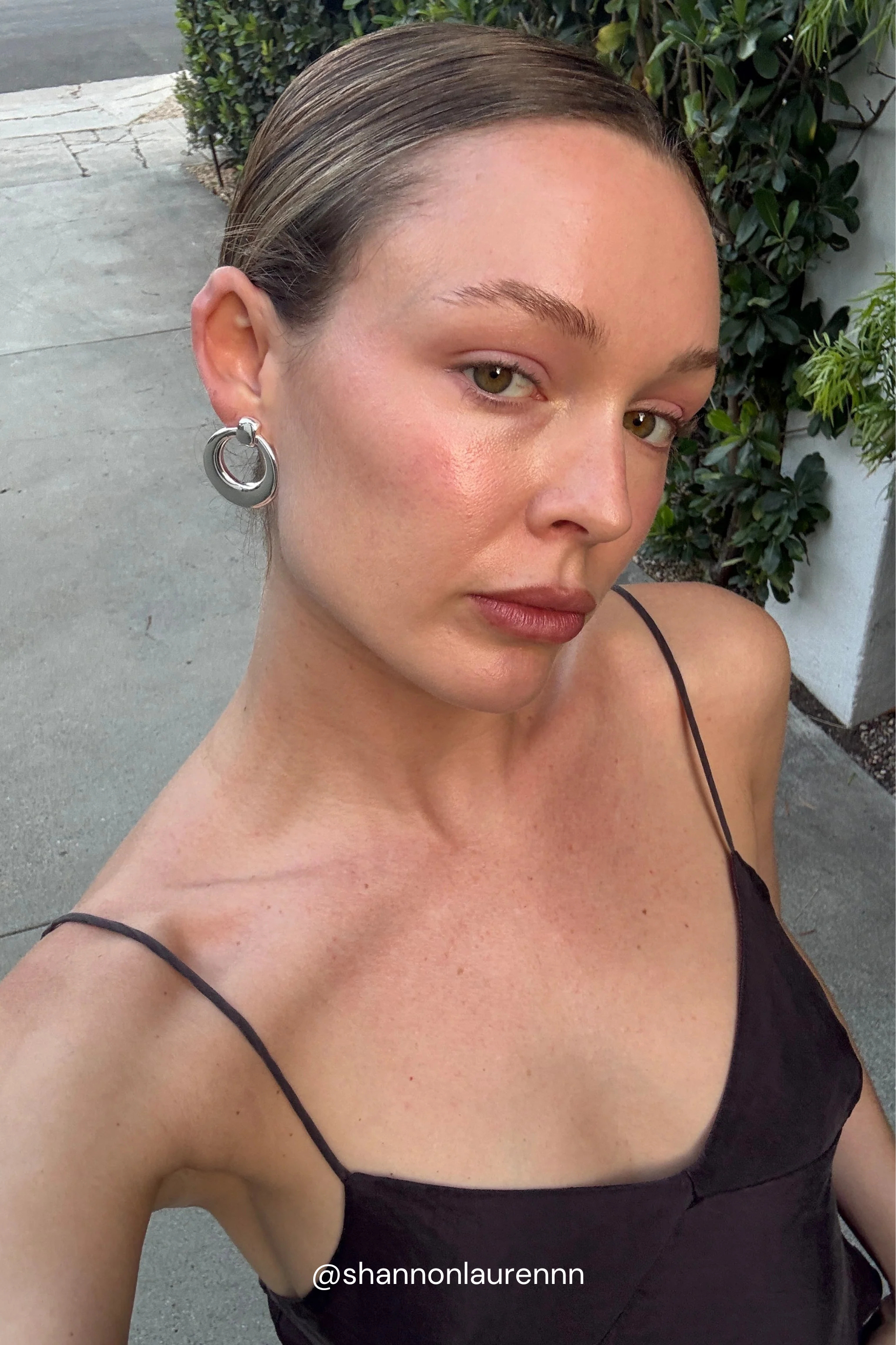 Halo Earrings, bold silver hoop statement earrings by Zoila - view 8
